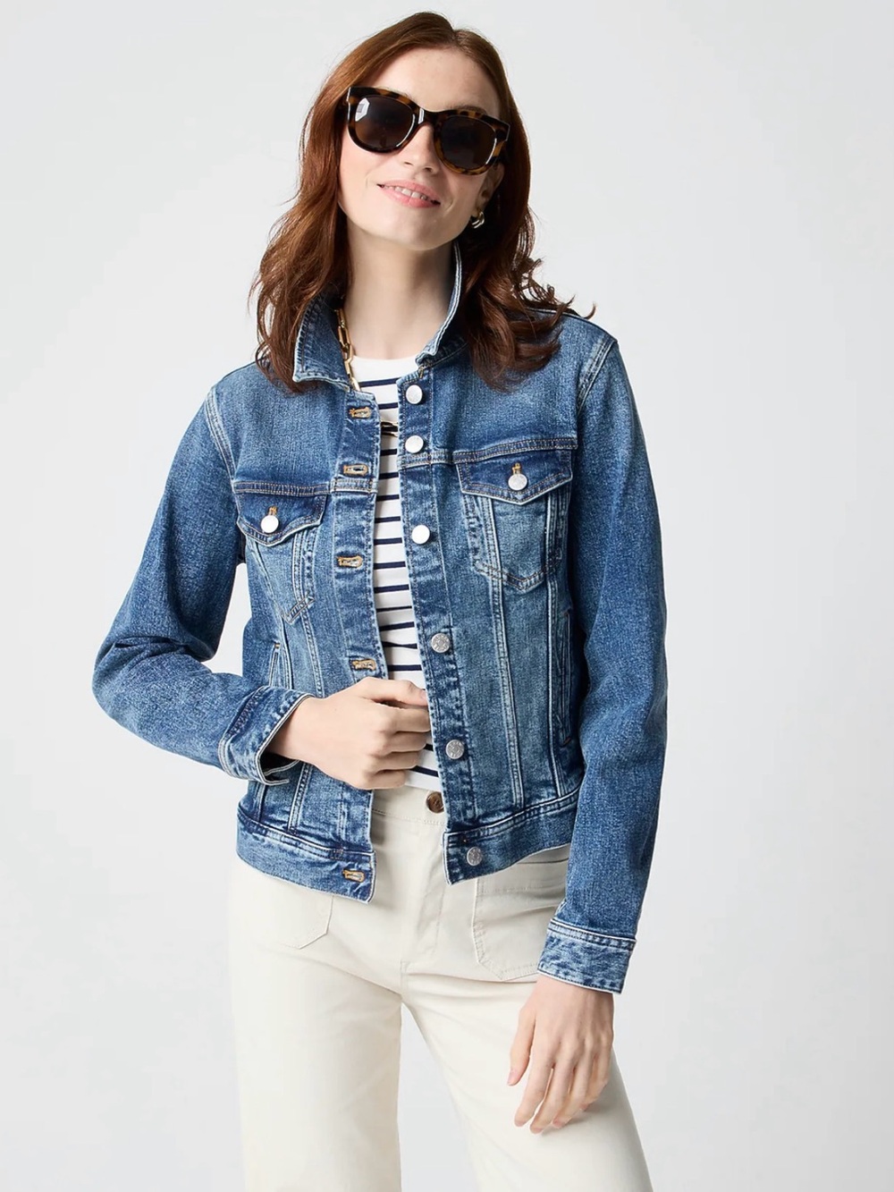 J. Crew Factory Classic jean jacket • size medium • NWT • BA036
